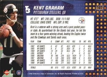2000 Collector's Edge T3 #107 Kent Graham Back