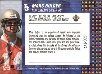 2000 Collector's Edge T3 #192 Marc Bulger Back