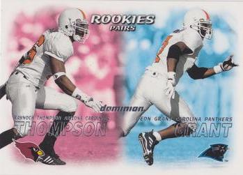2000 SkyBox Dominion #244 Raynoch Thompson / Deon Grant Front