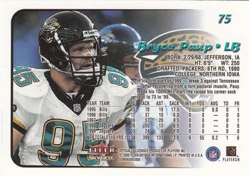 2000 SkyBox Dominion #75 Bryce Paup Back