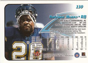 2000 SkyBox Dominion #130 Natrone Means Back