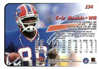 2000 SkyBox Dominion #154 Eric Moulds Back