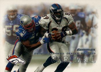 2000 SkyBox Dominion #158 Dwayne Carswell Front