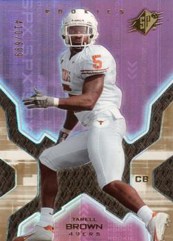 2007 SPx - Gold Rookies #160 Tarell Brown Front