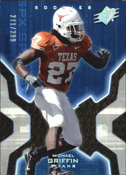 2007 SPx - Silver Holofoil Rookies #106 Michael Griffin Front