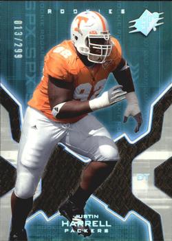 2007 SPx - Silver Holofoil Rookies #107 Justin Harrell Front