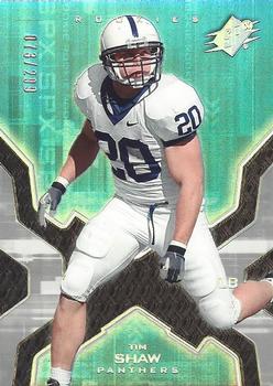 2007 SPx - Silver Holofoil Rookies #156 Tim Shaw Front