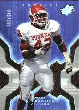 2007 SPx - Silver Holofoil Rookies #158 Rufus Alexander Front