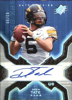 2007 SPx - Silver Holofoil Rookies #172 Drew Tate Front