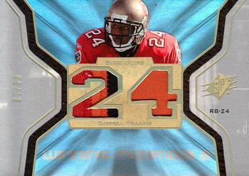 2007 SPx - Winning Materials 2 Patch #WM-CW Carnell Williams Front