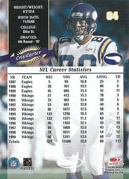 2000 Donruss #84 Cris Carter Back