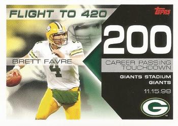 2007 Topps - Brett Favre Collection #BF-200 Brett Favre Front