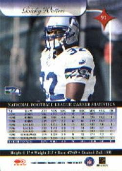 2000 Donruss Elite #91 Ricky Watters Back