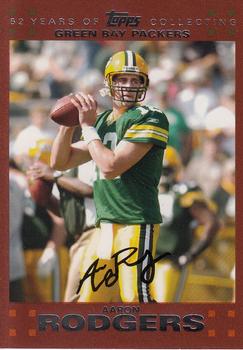 2007 Topps - Copper #18 Aaron Rodgers Front