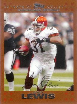 2007 Topps - Copper #53 Jamal Lewis Front