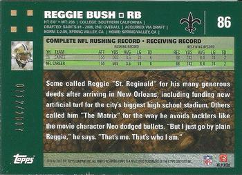 2007 Topps - Copper #86 Reggie Bush Back