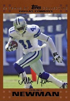 2007 Topps - Copper #232 Terence Newman Front