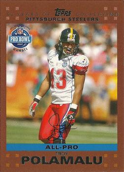 2007 Topps - Copper #414 Troy Polamalu Front