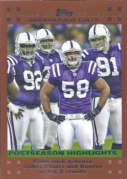 2007 Topps - Copper #438 Colts Defense Front
