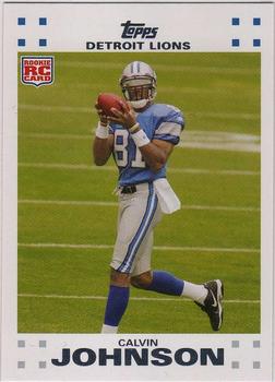 2007 Topps - Exclusive Rookies #2 Calvin Johnson Front