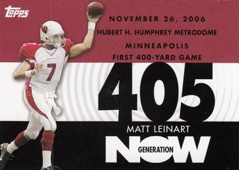 2007 Topps - Generation Now #GN-ML1 Matt Leinart Front