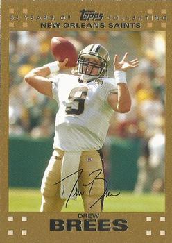 2007 Topps - Gold #29 Drew Brees Front