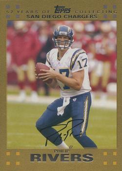 2007 Topps - Gold #37 Philip Rivers Front