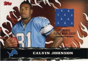2007 Topps - Red Hot Rookies Jerseys #2 Calvin Johnson Front