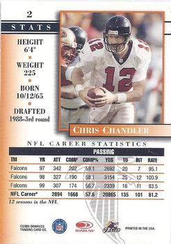 2000 Donruss Preferred #2 Chris Chandler Back