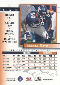 2000 Donruss Preferred #8 Terrell Davis Back