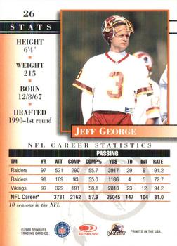 2000 Donruss Preferred #26 Jeff George Back