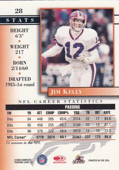 2000 Donruss Preferred #28 Jim Kelly Back