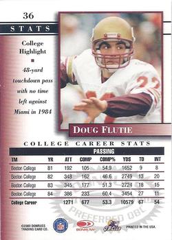 2000 Donruss Preferred #36 Doug Flutie Back