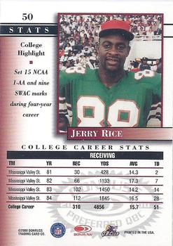 2000 Donruss Preferred #50 Jerry Rice Back