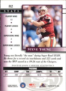 2000 Donruss Preferred #82 Steve Young Back