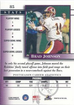 2000 Donruss Preferred #85 Brad Johnson Back