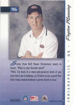 2000 Donruss Preferred #96 Peyton Manning Back