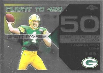 2007 Topps Chrome - Brett Favre Collection #BFC-BF50 Brett Favre Front