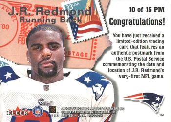 2000 Fleer E-X - NFL Debut Postmarks #10 PM J.R. Redmond Back