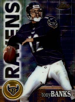 2000 Finest #27 Tony Banks Front