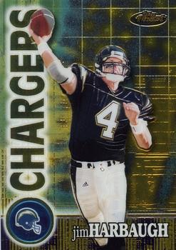 2000 Finest #63 Jim Harbaugh Front