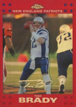 2007 Topps Chrome - Red Refractors Uncirculated #TC6 Tom Brady Front