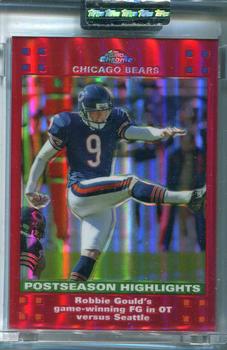 2007 Topps Chrome - Red Refractors Uncirculated #TC163 Robbie Gould Front