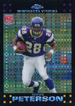 2007 Topps Chrome - Refractors #TC181 Adrian Peterson Front