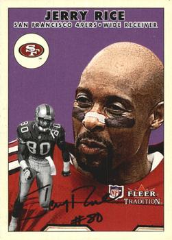 2000 Fleer Tradition #72 Jerry Rice Front