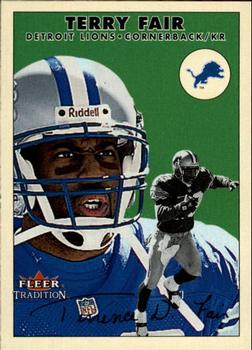 2000 Fleer Tradition #214 Terry Fair Front
