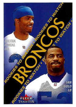 2000 Fleer Tradition #344 Deltha O'Neal / Ian Gold Front