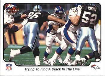 2000 Fleer Tradition #375 Trying to Find a Crack in the Line Front