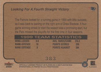 2000 Fleer Tradition #383 Looking for a Fourth Straight Victory Back