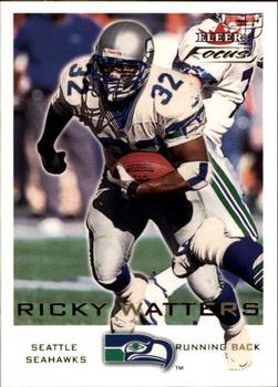 2000 Fleer Focus #137 Ricky Watters Front